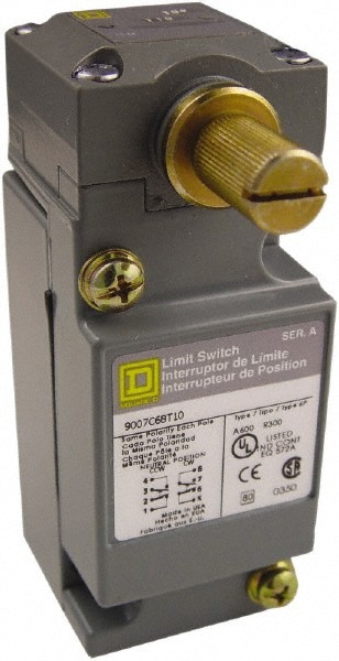 General Purpose Limit Switch: DPDT, NC,